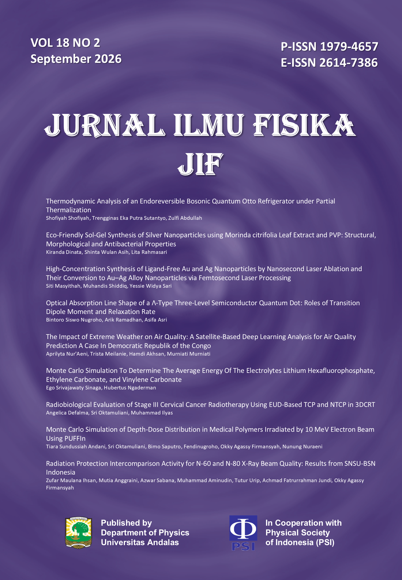 					View Vol. 18 No. 2 (2026): September 2026
				